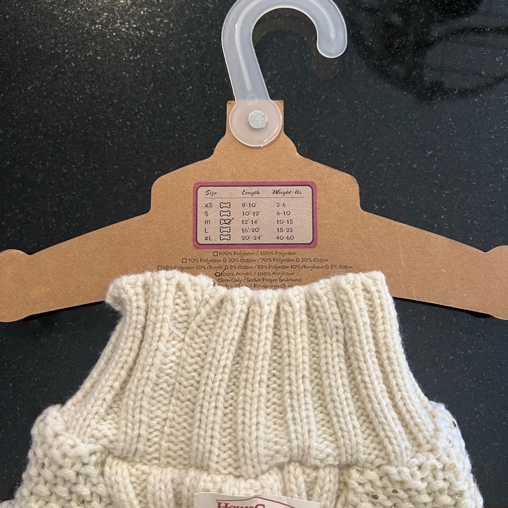Pret a Paw Dog Couture by Jabana knitted winter sweater for Dogs.